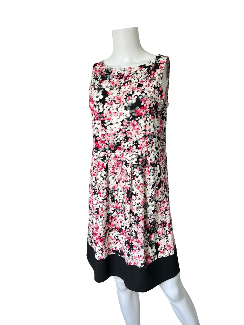 J Jill Wearever Collection Floral Print Dress Sleeveless Romantic Size XS Petite